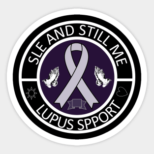 Lupus awareness t-shirt and apparel Sticker